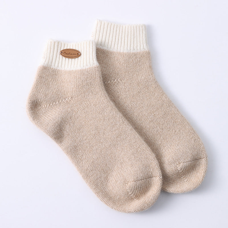 Pure Cashmere Knitted Socks