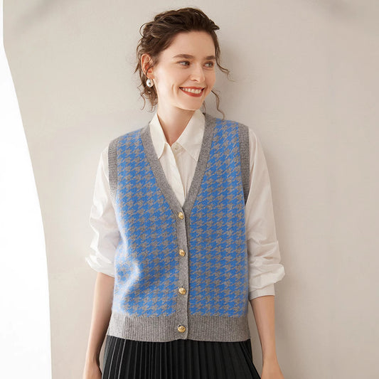 Sleeveless Vest Cardigan