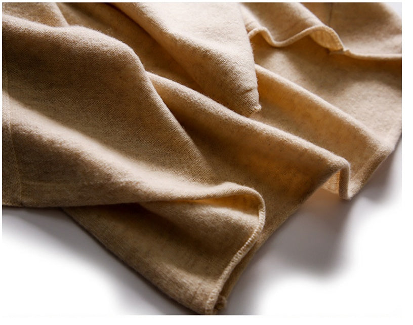 Super Long Wool Knit Cardigan