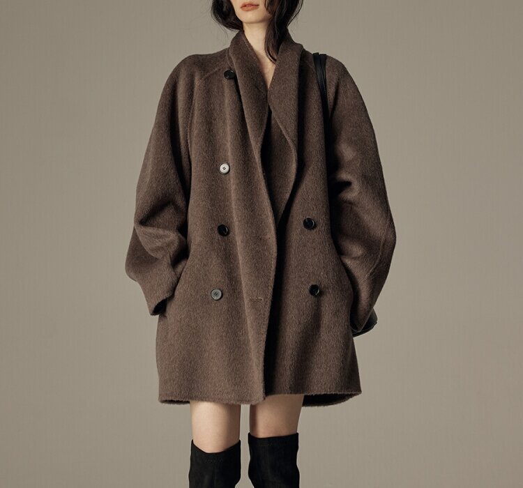 Elegant  Double-sided Wool Coat