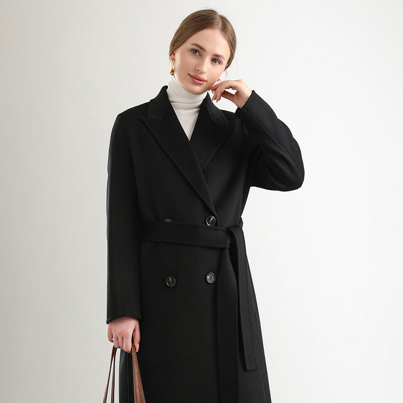 Mid-length Wool Overcoat