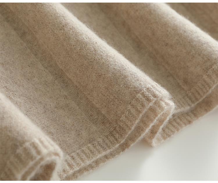 Mid-length Pure Wool Skirt