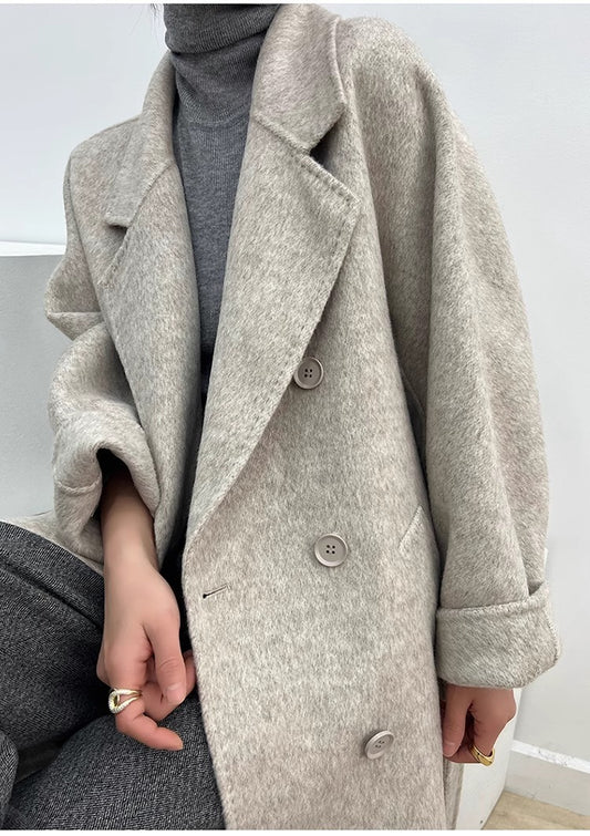 Mid-length Overcoat Cashmere