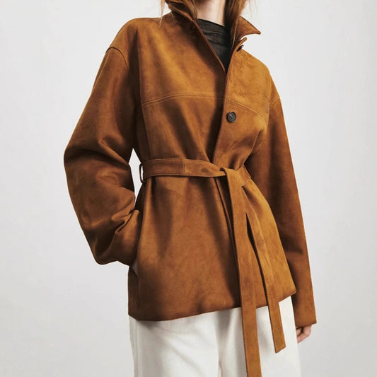 French Retro Mid-length Cashmere Coat