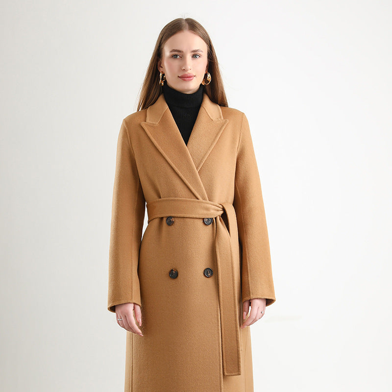 Mid-length Wool Overcoat