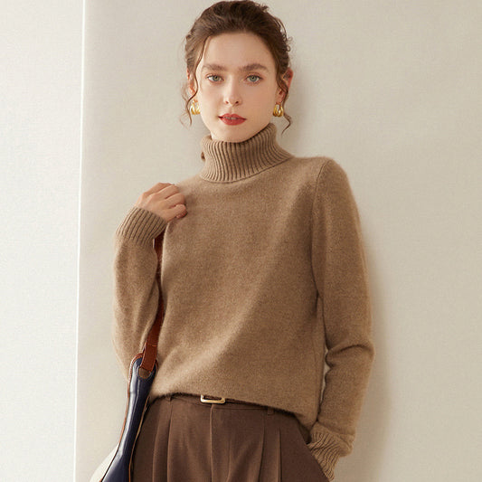 Thickened Fall And Winter Turtleneck Cashmere Sweater