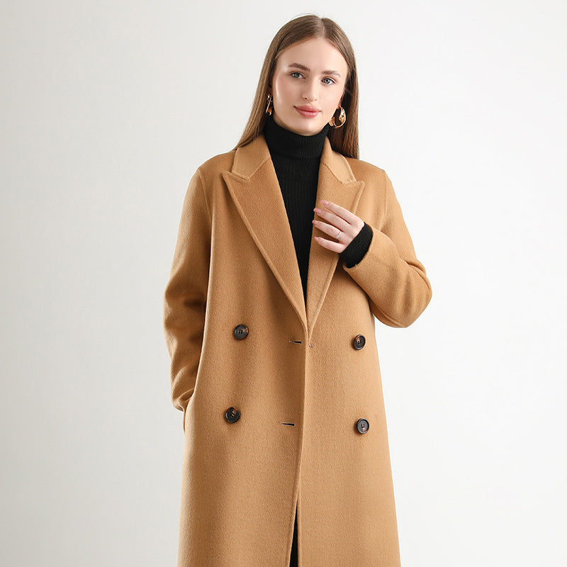 Mid-length Wool Overcoat