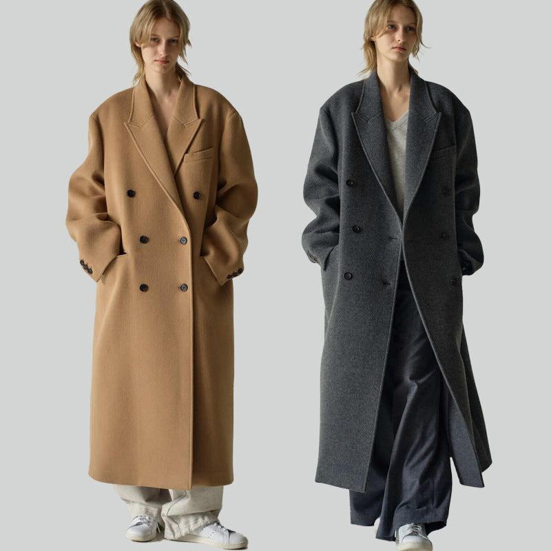 Lazy Style Thickened Wool Coat