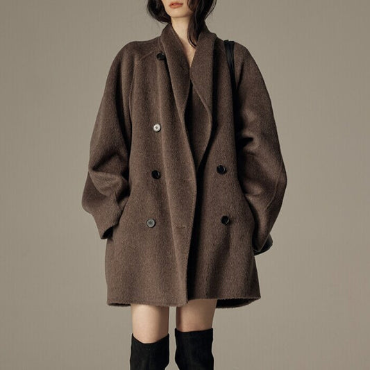 Elegant  Double-sided Wool Coat