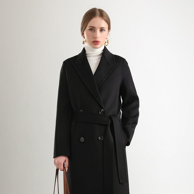 Mid-length Wool Overcoat