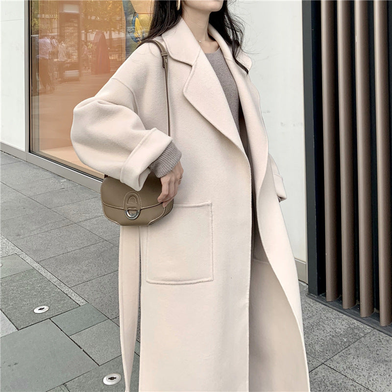 Cashmere Wool Reversible Overcoat