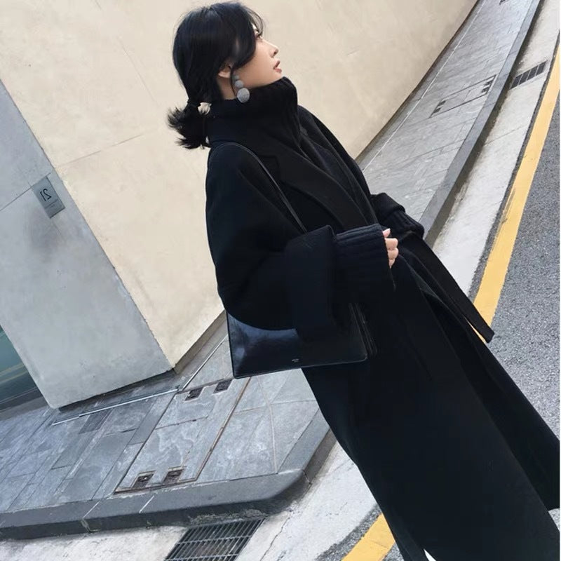 Cashmere Wool Reversible Overcoat