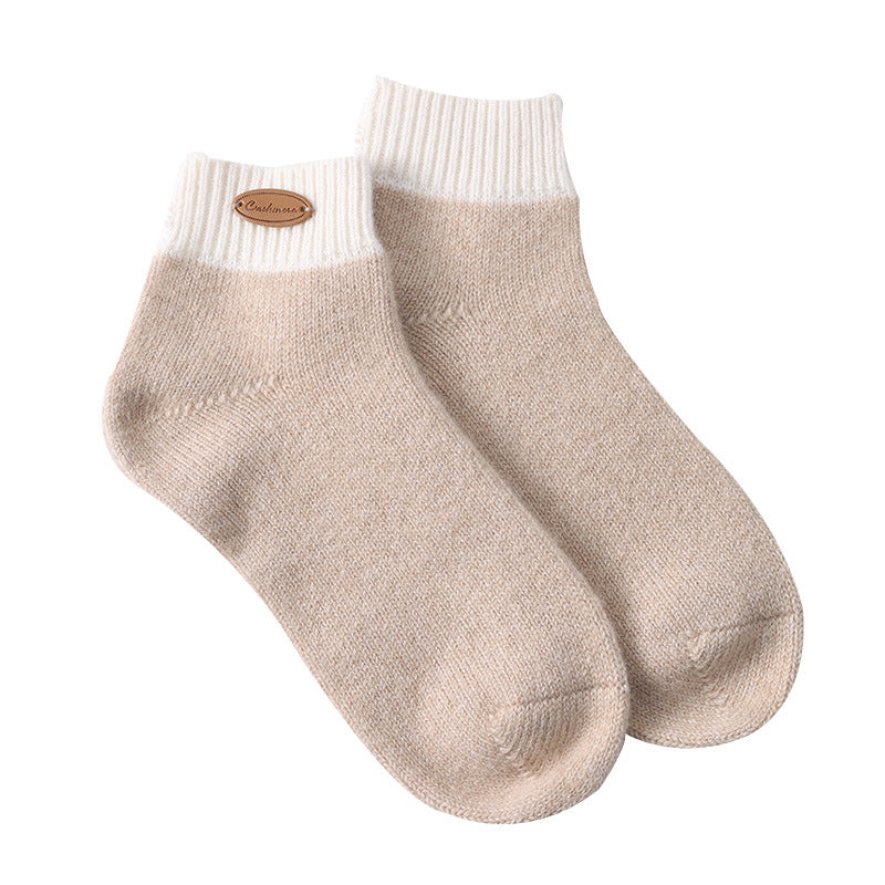Pure Cashmere Knitted Socks