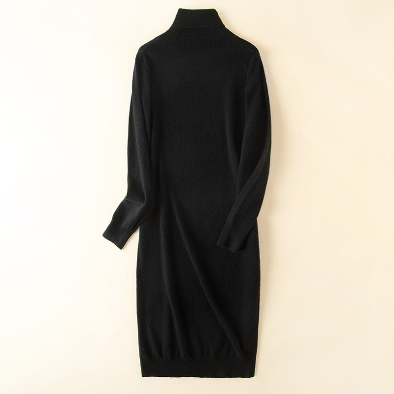 Knit wool dress