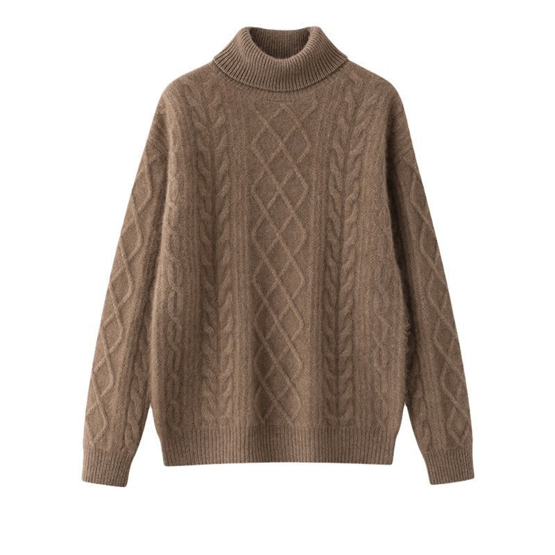 High Lapel Cashmere Sweater