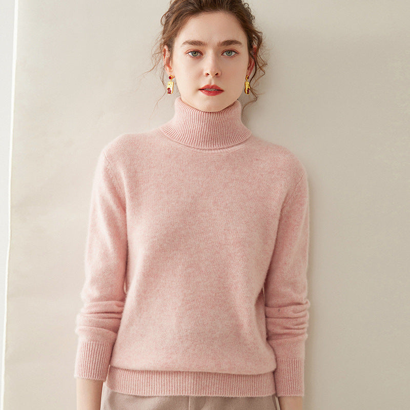 Thickened Fall And Winter Turtleneck Cashmere Sweater