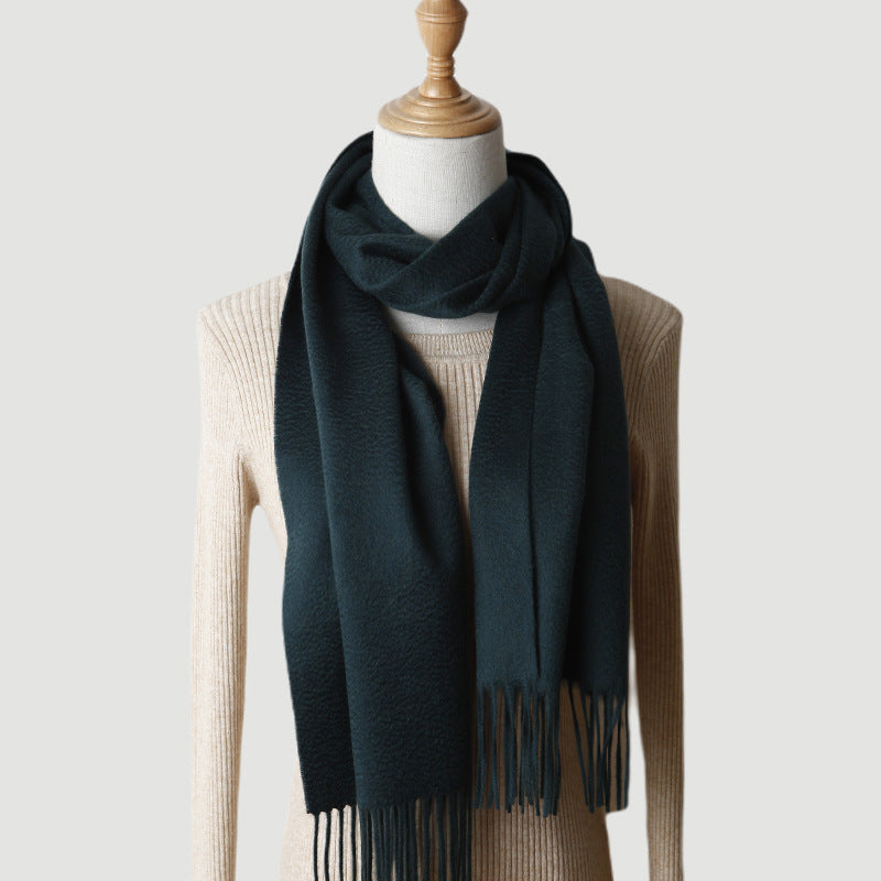 Pure Cashmere Autumn And Winter Tassel Scarf
