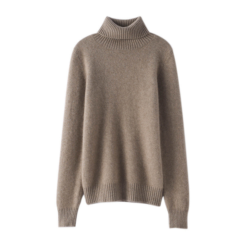 Thickened Fall And Winter Turtleneck Cashmere Sweater