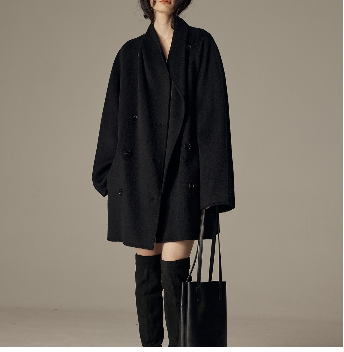 Elegant  Double-sided Wool Coat