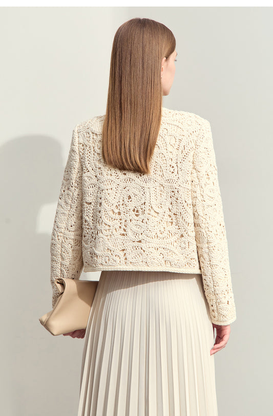 Crocheted Texture Coat