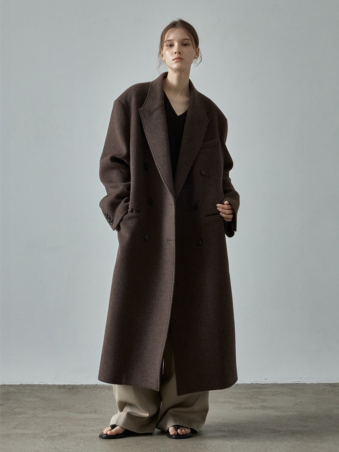 Lazy Style Thickened Wool Coat