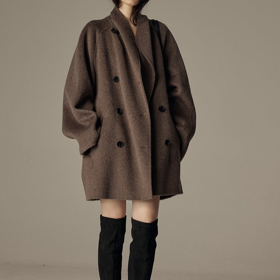 Elegant  Double-sided Wool Coat