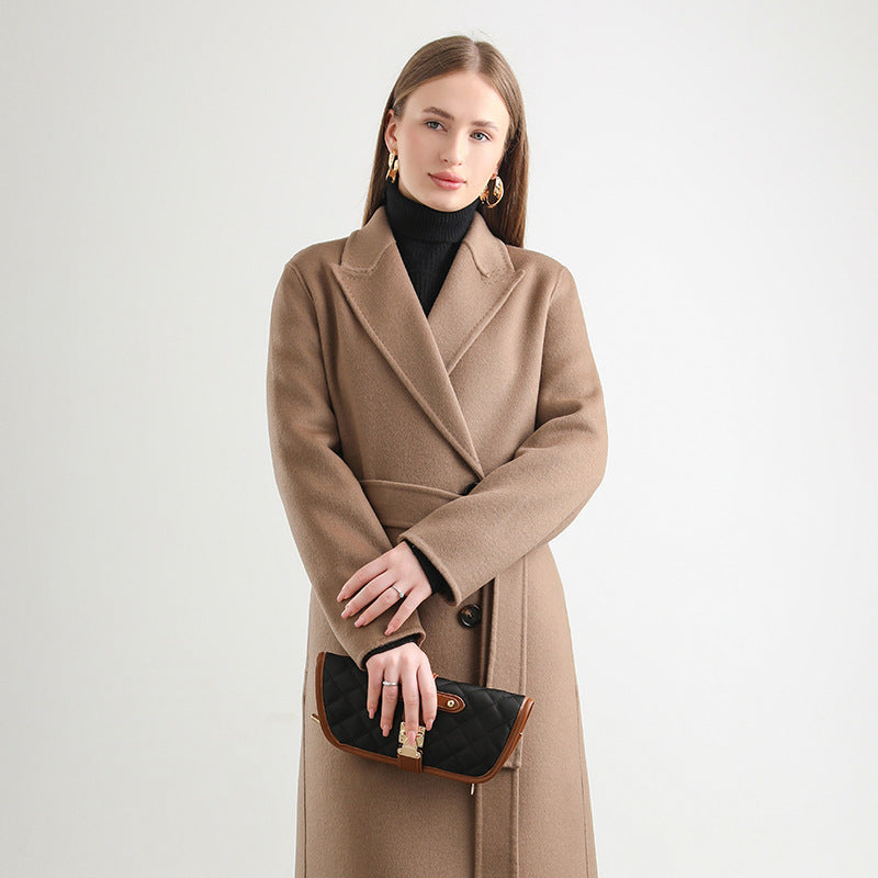 Mid-length Wool Overcoat