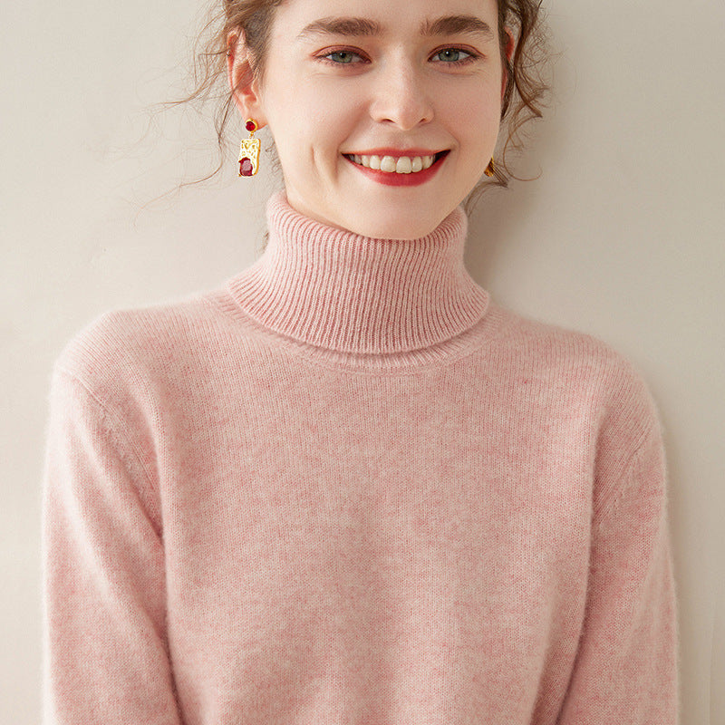 Thickened Fall And Winter Turtleneck Cashmere Sweater