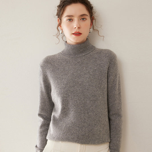 Thickened Fall And Winter Turtleneck Cashmere Sweater