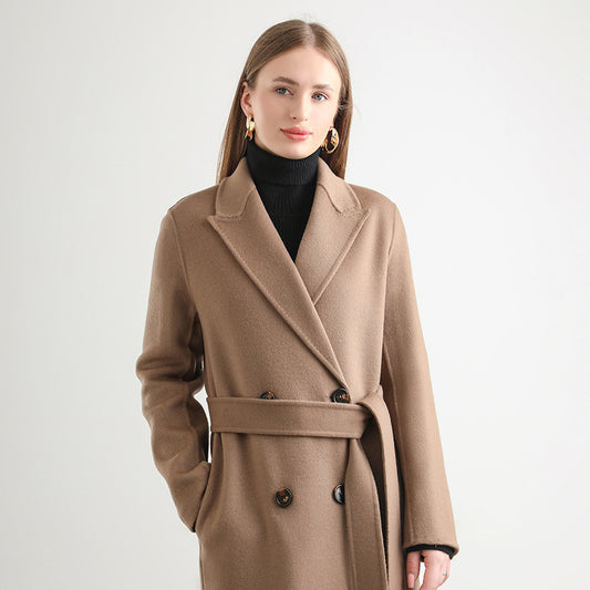 Mid-length Wool Overcoat